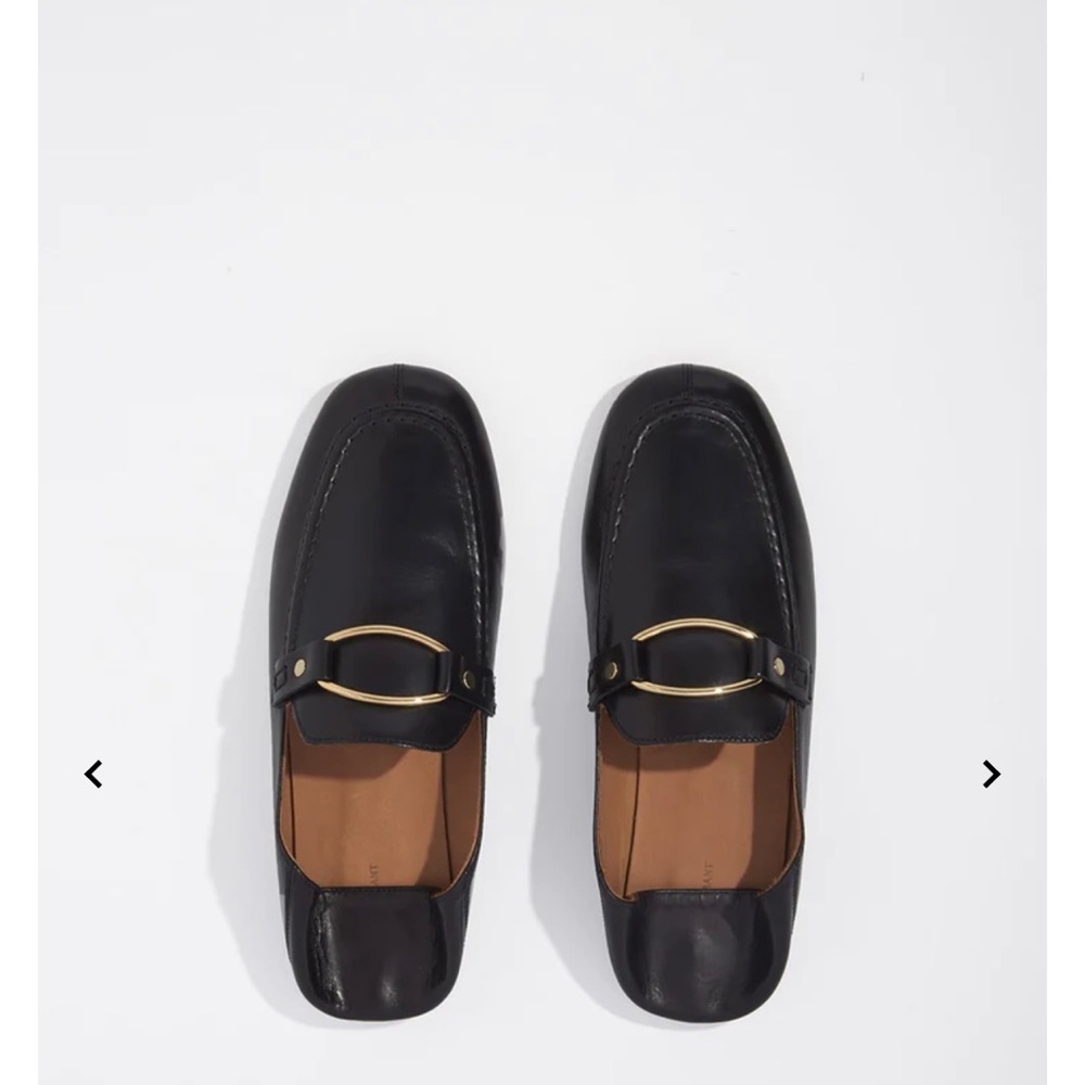 Isabel Marant Women’s Ferlyn Gold Buckle Loafer